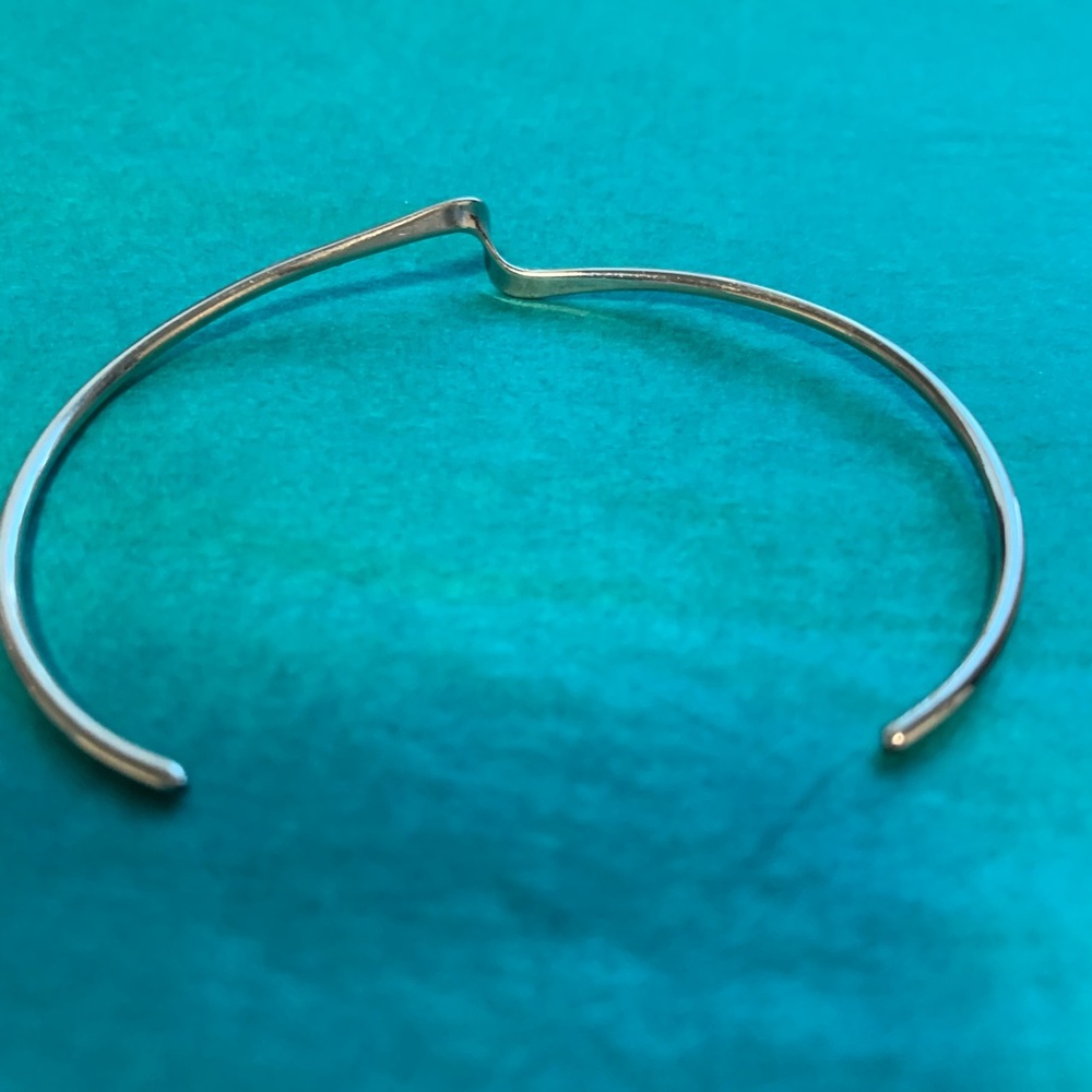 Silver Wave Bracelet - Picture 2 of 3